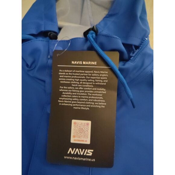 NWT NAVIS Marine Rain Suit Workwear NS005 Size Small Fishing Boating Hurricane - Picture 11 of 16